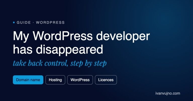 wordpress developer disappeared 1