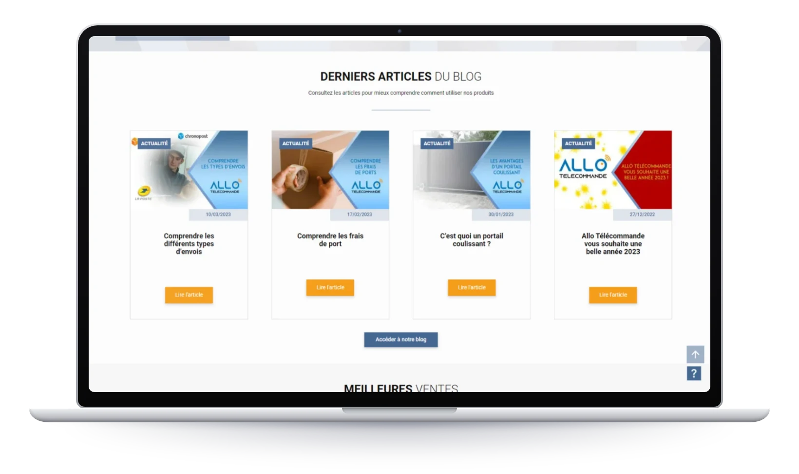 AlloTelecommande, derniers articles du blog sur ordinateur