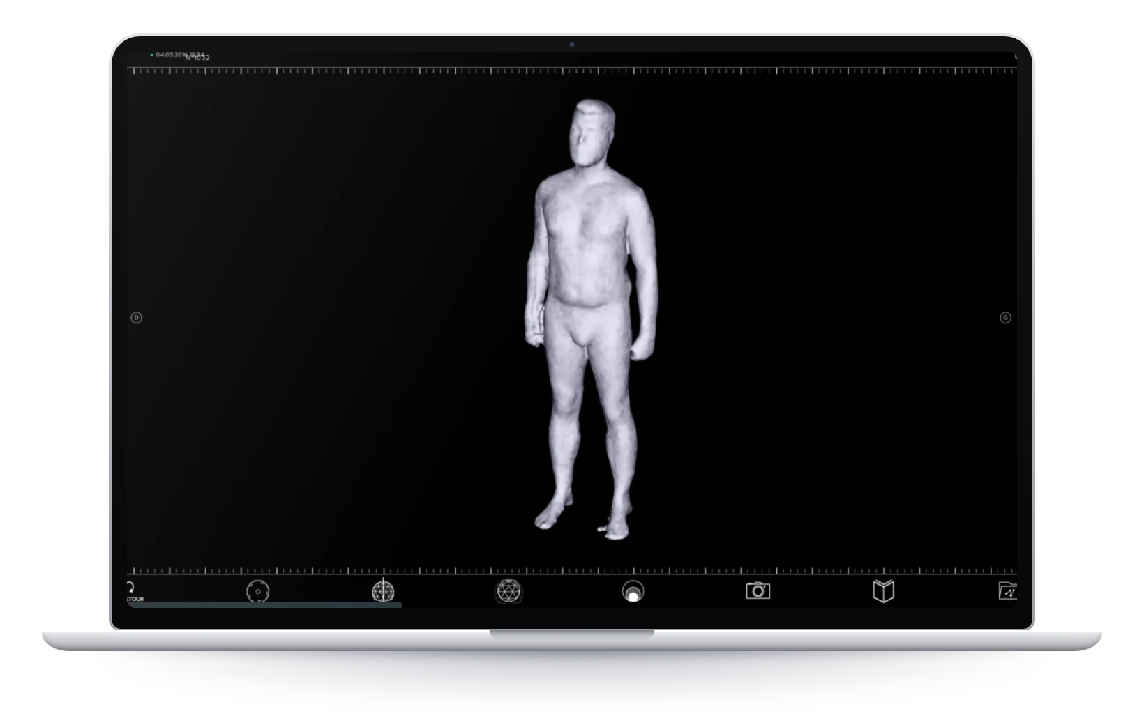 YouDome, 3D patient avatar on desktop